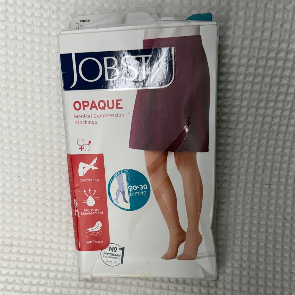 Jobst - Opaque Compression (20-30mmHg)Stockings - Size - Large